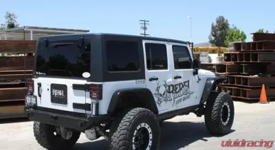 Rockhard 4x4 Patriot Series Rear Bumper W/o Tire Carrier Jeep Wrangler JK 2007-2018 - RH-5000