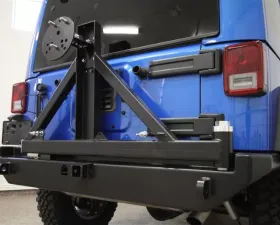 Rockhard 4x4 Patriot Series Rear Bumper w/ Tire Carrier Jeep Wrangler JK 2007-2018