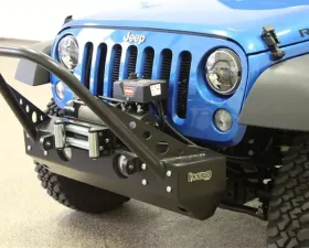 Rockhard 4x4 Patriot Series Grille Width Front Bumper w/Stinger Jeep Wrangler JK 2007-2018