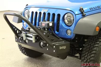 Rockhard 4x4 Patriot Series Grille Width Front Bumper w/Stinger Jeep Wrangler JK 2007-2018 - RH-5007