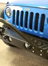 Rockhard 4x4 Patriot Series Grille Width Front Bumper w/Stinger Jeep Wrangler JK 2007-2018                                     - RH-5007 - Image 3