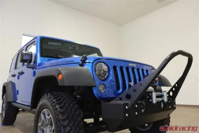 Rockhard 4x4 Patriot Series Grille Width Front Bumper w/Stinger Jeep Wrangler JK 2007-2018 - RH-5007