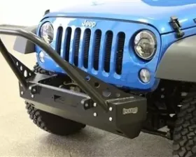 Rockhard 4x4 Patriot Series Grille Width Stinger Front Bumper Jeep Wrangler JK 2007-2018