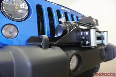 Rockhard 4x4 Factory Front Bumper Patriot Series Winch Plate Jeep Wrangler JK 2007-2018 - RH-5010