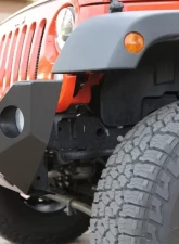 Rockhard 4x4 Patriot Series Mid-Width Front Bumper w/Lowered Winch Plate Jeep Wrangler JK 2007-2018                                     - RH-5022 - Image 3