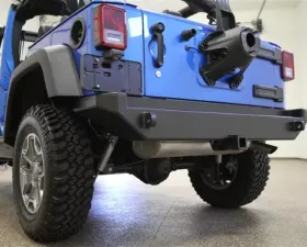 Rockhard 4x4 Aluminum Patriot Series Rear Bumper W/o Tire Carrier Jeep Wrangler JK 2007-2018