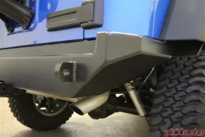 Rockhard 4x4 Aluminum Patriot Series Rear Bumper W/o Tire Carrier Jeep Wrangler JK 2007-2018 - RH-5040