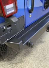 Rockhard 4x4 Aluminum Patriot Series Rear Bumper W/o Tire Carrier Jeep Wrangler JK 2007-2018                                     - RH-5040 - Image 3