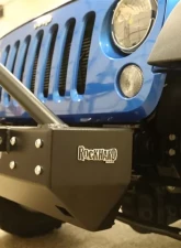Rockhard 4x4 Aluminum Patriot Series Grille Width Front Bumper Jeep Wrangler JK 2007-2018                                     - RH-5041 - Image 2