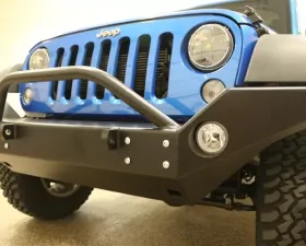 Rockhard 4x4 Aluminum Patriot Series Full Width Front Bumper Jeep Wrangler JK 2007-2018