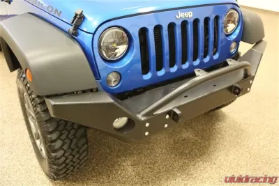 Rockhard 4x4 Aluminum Patriot Series Full Width Front Bumper Jeep Wrangler JK 2007-2018 - RH-5046