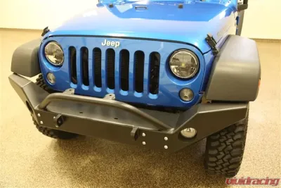 Rockhard 4x4 Aluminum Patriot Series Full Width Front Bumper Jeep Wrangler JK 2007-2018 - RH-5046