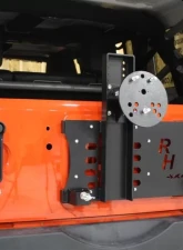 Rockhard 4x4 Freedom Series Body Mount Tire Carrier Jeep Wrangler JK 2007-2018                                     - RH-5050 - Image 2