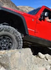 Rockhard 4x4 Patriot Series Boat Side Rock Sliders w/ Tread Plate Jeep Wrangler JK 2-Door 2007-2018                                     - RH-6007-T - Image 3