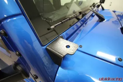 Rockhard 4x4 A-Pillar Windshield Light Mounts Jeep Wrangler JK 2/4-Door 2007-2018 - RH-6050