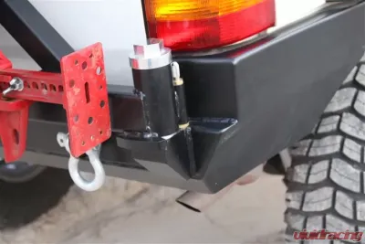 Rockhard 4x4 Patriot Series Rear Bumper w/ Tire Carrier Jeep Grand Cherokee ZJ 1993-1998 - RH-7000