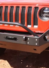 Rockhard 4x4 Aluminum Patriot Series Full Width Front Bumper w/Lowered Winch Plate Jeep Wrangler JL | Gladiator JT 2018+                                     - RH-90245 - Image 4