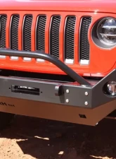 Rockhard 4x4 Aluminum Patriot Series Mid-Width Front Bumper w/Lowered Winch Plate Jeep Wrangler JL | Gladiator JT 2018+                                     - RH-90248 - Image 4