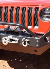 Rockhard 4x4 Aluminum Patriot Series Mid-Width Front Bumper w/Lowered Winch Plate Jeep Wrangler JL | Gladiator JT 2018+                                     - RH-90248 - Image 2
