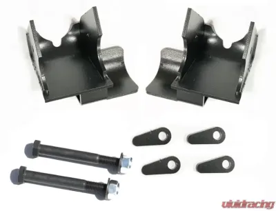 Rockhard 4x4 D44 Bolt-On Rear Lower Control Arm Skid Plates w/ Shock Mount Skid Jeep Wrangler TJ/LJ 1997-2006 - RH-9033