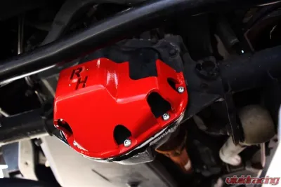 Rockhard 4x4 Hardhat Front/Rear Dana 44 Red Differential Cover - RH-9051