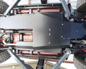 Rockhard 4x4 Aluminum Complete Bellypan Skid Plate System w/ Dual Crossmember Jeep Wrangler JL 4-Door 3.6L 2018-2021