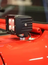 Rockhard 4x4 A-Pillar Windshield Light Mounts Jeep Wrangler JL | Gladiator JT 2018+                                     - RH-90601 - Image 2