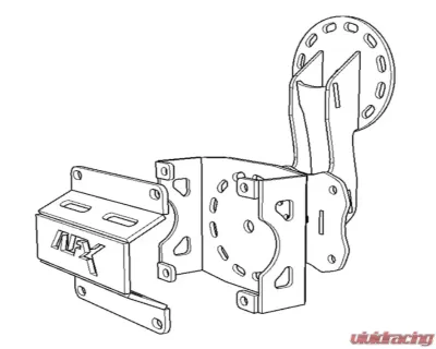 AFX Motorsports 1.75 Inch Universal Accessory Mounting System w/ 6 Inch Extender - HER018