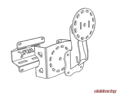 AFX Motorsports 1.75 Inch Universal Accessory Mounting System w/ 6 Inch Extender - HER018