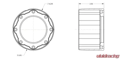 Spidertrax 5-Lug Drive Snout - FUBDS5