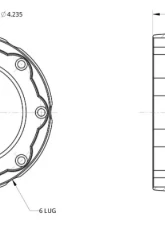 Spidertrax 8/6-Lug Drive Snout                                     - FUBDS6 - Image 5