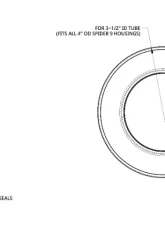 Spidertrax 4 Inch Spider 9 High Performance Outboard Oil Seal Kit                                     - SLI400D - Image 5