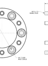 Spidertrax 1.5 inch Thick Wheel Spacers Toyota Tacoma 95-00                                     - WHS005 - Image 2