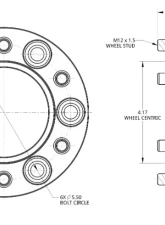 Spidertrax 5.5 inch thick wheel spacers Toyota                                     - WHS007K - Image 5