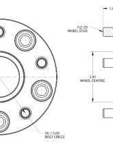 Spidertrax 1.5 inch Thick Wheel Spacers Jeep 07-19                                     - WHS010K - Image 5