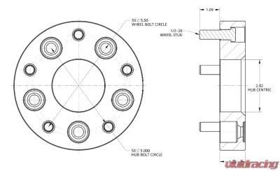 Spidertrax 1-3/8 inch Conversion Adapters Jeep CJ - WHS012