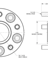 Spidertrax 1.5 inch Thick Wheel Spacers Jeep 84-13                                     - WHS020 - Image 4