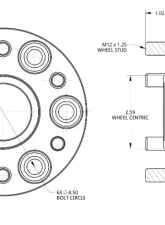 Spidertrax 1.5 inch Thick Wheel Spacers Nissan 05-19                                     - WHS025 - Image 5