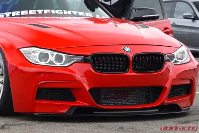 StreetFighterLA Front Lip FRP BMW F30 M-Tech 12-15 - SFXLA-F30-FLFRP