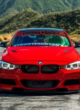 StreetFighterLA Front Lip FRP BMW F30 M-Tech 12-15                                     - SFXLA-F30-FLFRP - Image 2