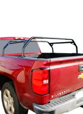 Tuff Stuff Overland 40-Inch Adjustable Mild Steel Powdercoat Rooftop Tent Truck Bed Rack                                     - TS-UBR-PDR-40 - Image 5