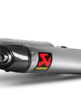Akrapovic Moto Slip-On Exhaust for Aprilia Shiver 750 2010-2016, Stainless Steel                                     - S-A7SO3-HDT - Image 2