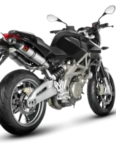 Akrapovic Moto Slip-On Exhaust for Aprilia Shiver 750 2010-2016, Stainless Steel                                     - S-A7SO3-HDT - Image 2
