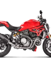 Akrapovic Slip-On Exhaust for Ducati Monster 1200 | R | S | 821 (2017-2018) S-D12SO8-RTBL                                     - S-D12SO8-RTBL - Image 2