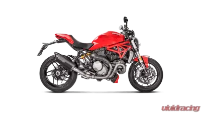 Akrapovic Slip-On Exhaust for Ducati Monster 1200 | R | S | 821 (2017-2018) S-D12SO8-RTBL - S-D12SO8-RTBL