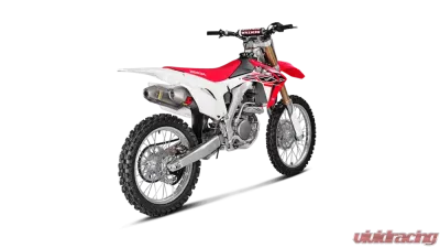 Akrapovic Slip-On Exhaust for Honda CRF250R 2016-2017, S-H2SO5-QTA, Stainless Steel - S-H2SO5-QTA