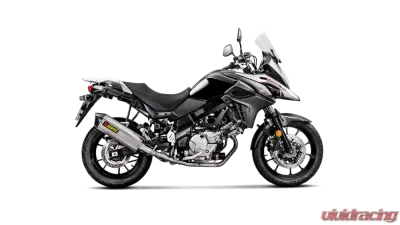 Akrapovic Slip-On Exhaust for Suzuki V-Strom 2017-2018, S-S6R9-WT, Stainless Steel - S-S6R9-WT