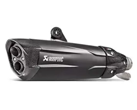Akrapovic Slip-On Exhaust for BMW S 1000RR 2017-2018, Stainless Steel, Black