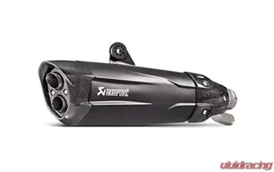 Akrapovic Slip-On Exhaust for BMW S 1000RR 2017-2018, Stainless Steel, Black - S-B10SO6-HDVDZBL