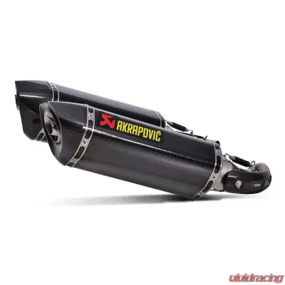 Akrapovic Moto Slip-On Exhaust for Ducati Monster 696 2009-2010, Stainless Steel - S-D10SO7-HZC